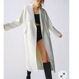 Zara Overcoat - White